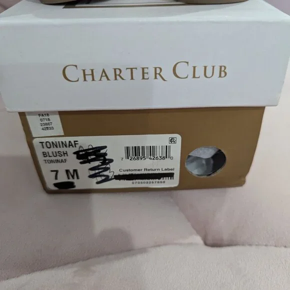 Charter Club Rhinestone Flats - Picture 4 of 5